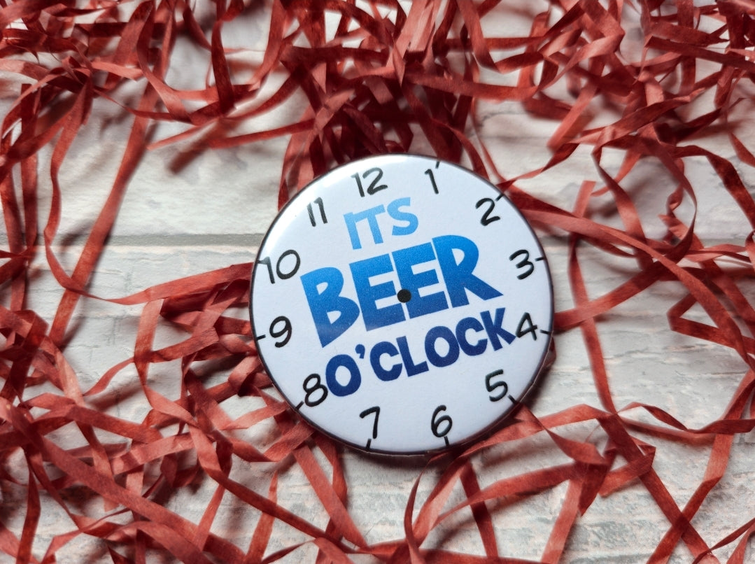 It's beer o'clock