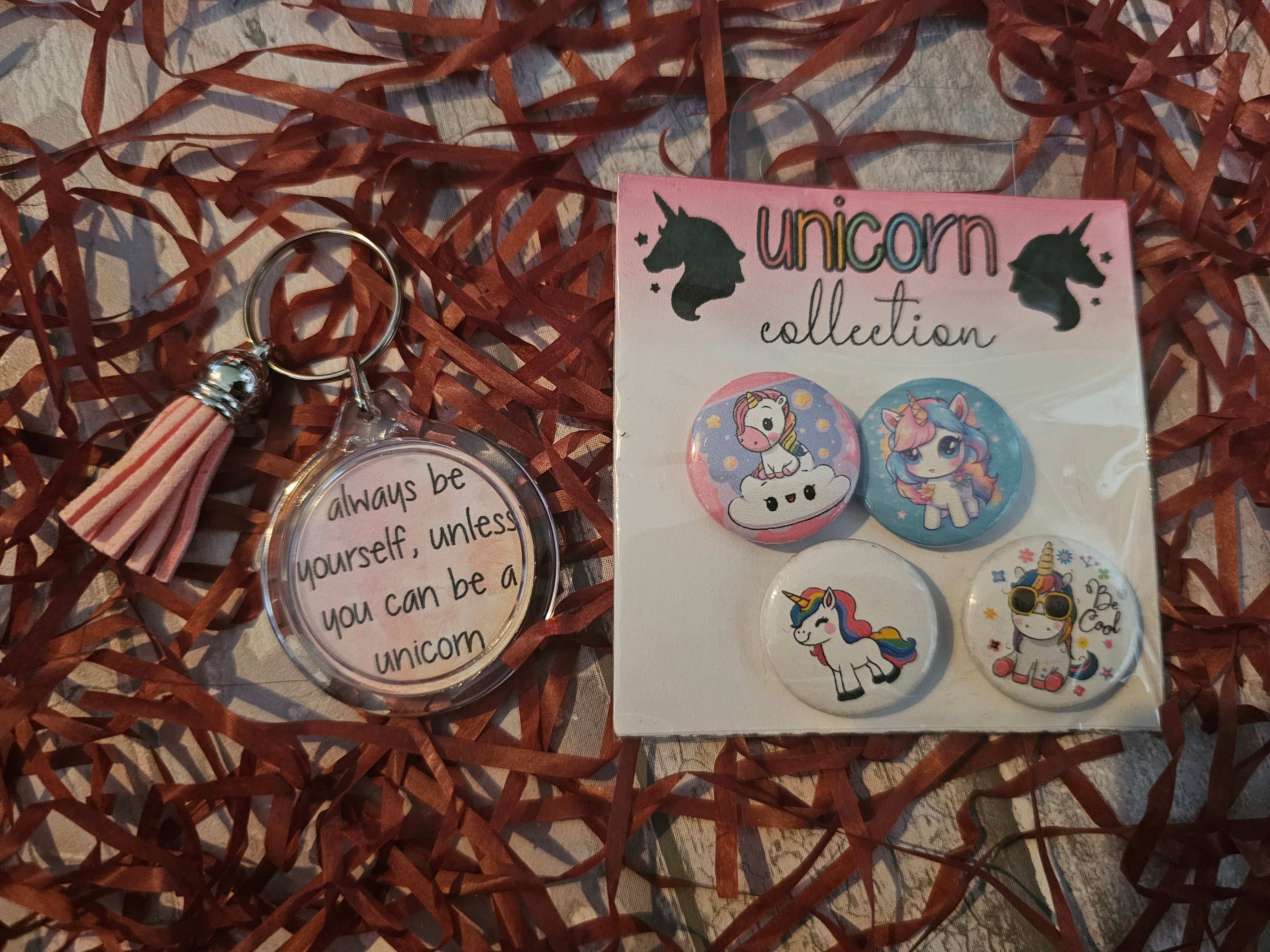 Unicorn - Keyring & Badges